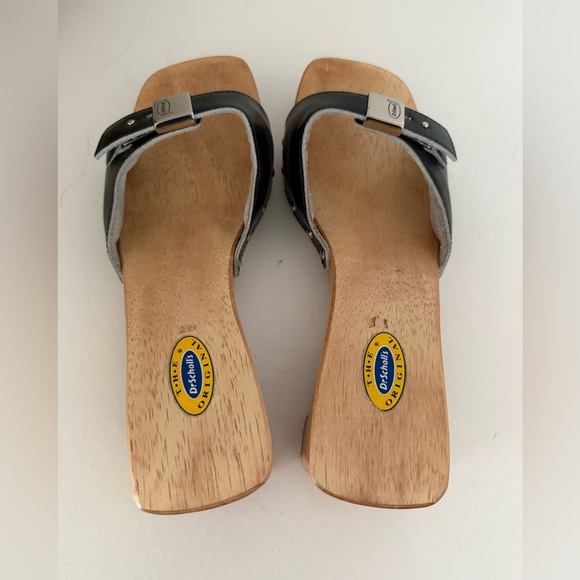 Dr Scholl’s Leather clog sandal - Size 7 - Picture 2 of 6